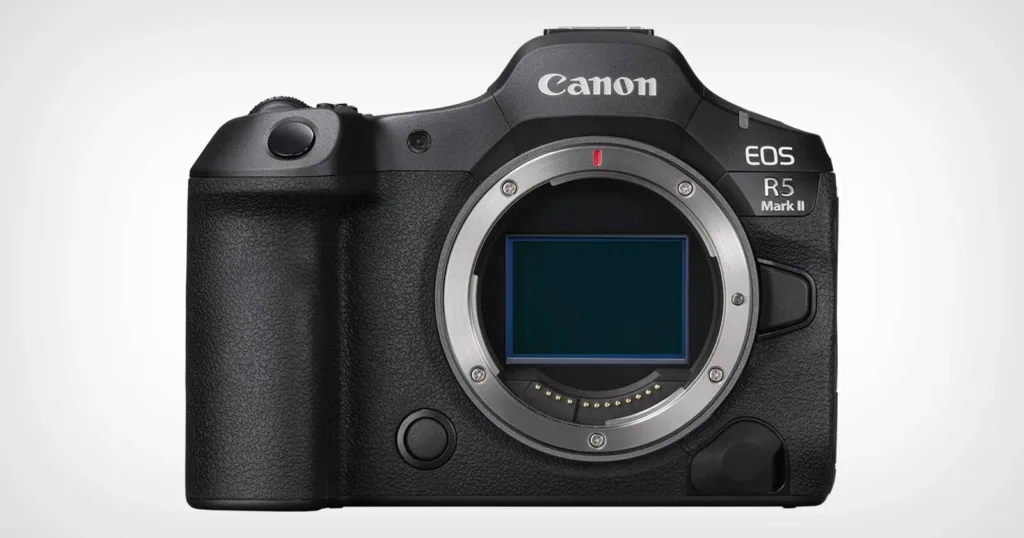 Canon EOS R5 Mark II 45MP stacked-sensor mirrorless camera