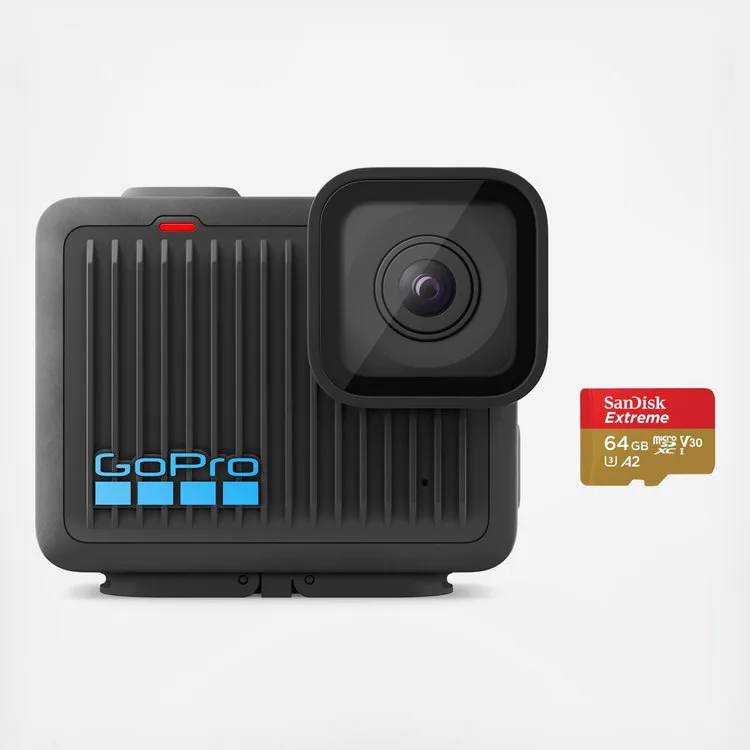 GoPro action camera with microSD