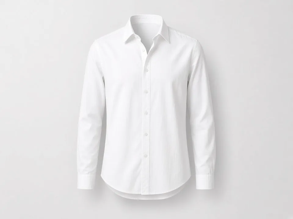 After: White shirt