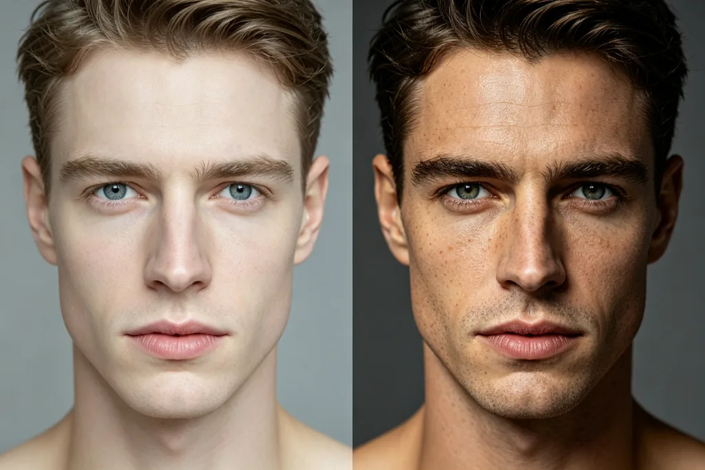 Weak vs strong ChatGPT image prompt comparison, flat AI look vs photorealistic cinematic